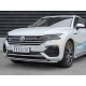 Защита передняя двойная 42-42 мм секции-дуга для Volkswagen Touareg 2018-2021