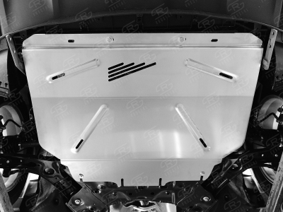 Защита картера Руссталь алюминий 4 мм для Kia Soul 2016-2021