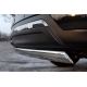 Защита заднего бампера овальная 75х42 мм РусСталь для Nissan Pathfinder 2014-2021