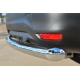 Защита заднего бампера 63 мм дуга РусСталь для Nissan Qashqai 2014-2021