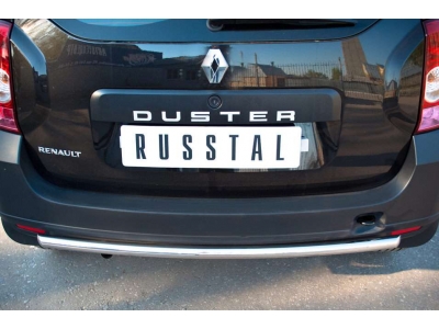 Защита заднего бампера 42 мм РусСталь для Renault Duster 2011-2015 RD2Z-000444