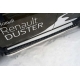 Пороги с площадкой алюминиевый лист 42 мм вариант 1 РусСталь для Renault Duster 2015-2021