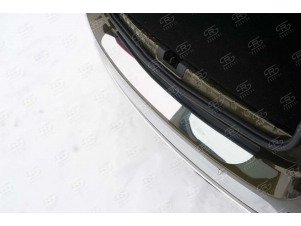 Накладка на задний бампер зеркальный лист для Renault Duster № RDN-002189