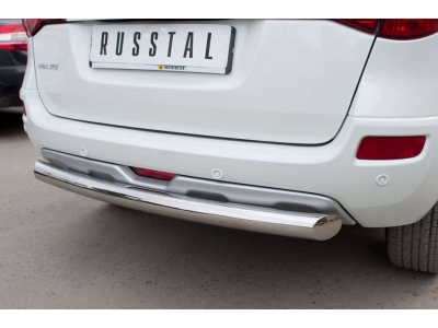 Защита заднего бампера 76 мм РусСталь для Renault Koleos 2011-2016