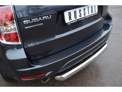 Защита заднего бампера 76 мм РусСталь для Subaru Forester SH 2008-2013