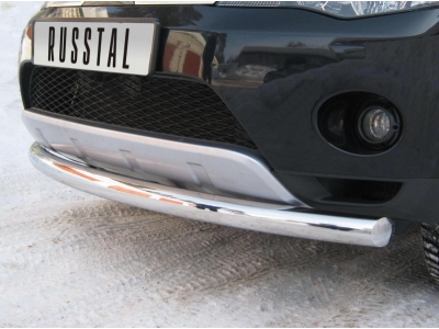 Защита переднего бампера 63 мм РусСталь для Subaru Tribeca USA 2004-2007