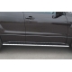 Защита штатных порогов 75х42 мм с проступью РусСталь для Suzuki Grand Vitara 2012-2015 SVO-001096
