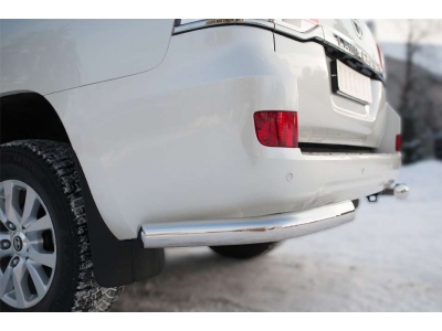 Защита задняя уголки 76 мм РусСталь для Toyota Land Cruiser 200 2015-2021