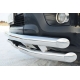 Защита передняя двойная уголки и зубы 63-63 мм РусСталь для Toyota Land Cruiser 150 2009-2013