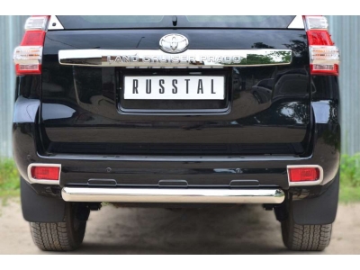 Защита заднего бампера 76 мм РусСталь для Toyota Land Cruiser 150 2013-2017