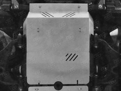 Защита радиатора и картера Руссталь, алюминий 4 мм для Toyota Fortuner № ZKTFRT17-001