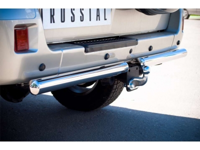 Защита заднего бампера 63 мм РусСталь для УАЗ Патриот 3163 2005-2014