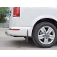 Защита заднего бампера овальная 75х42 мм РусСталь для Volkswagen Caravelle/Multivan/Transporter 2015-2021 VTCZ-002336