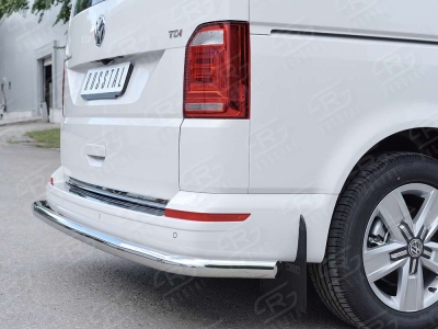 Защита заднего бампера 63 мм секции РусСталь для Volkswagen Caravelle/Multivan/Transporter 2015-2021 VTCZ-002339