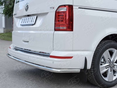 Защита заднего бампера 42 мм РусСталь для Volkswagen Caravelle/Multivan/Transporter 2015-2021 VCTZ-002319