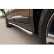 Защита штатных порогов 42 мм РусСталь для Volvo XC60 2008-2013