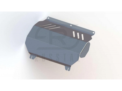 Защита радиатора Руссталь алюминий 4 мм для Mitsubishi Pajero Sport/L200 № ZKMPS09-001