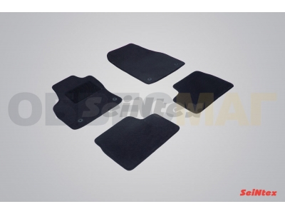 Коврики салона Lux текстильные Seintex чёрные для Opel Astra H 2004-2015