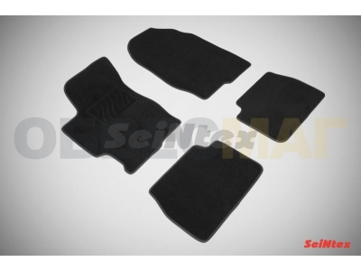 Коврики салона Lux текстильные Seintex чёрные для Mazda 6 № SEINTEX.82351
