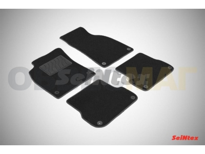 Коврики салона Lux текстильные Seintex чёрные для Audi A6/A6 Allroad № SEINTEX.82426