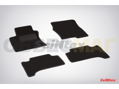 Коврики салона Lux текстильные Seintex чёрные для Toyota Land Cruiser Prado 120/Lexus GX470 № SEINTEX.82449