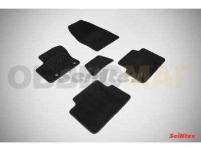 Коврики салона Lux текстильные Seintex чёрные для Ford C-Max/Kuga 2004-2013