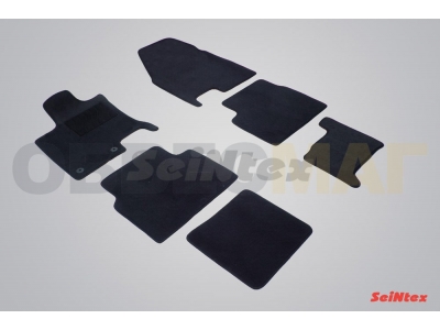 Коврики салона Lux текстильные Seintex чёрные для Nissan Qashqai +2 № SEINTEX.82771