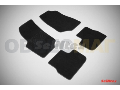 Коврики салона Lux текстильные Seintex чёрные для Peugeot 207 № SEINTEX.83172