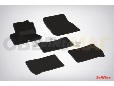 Коврики салона Lux текстильные Seintex чёрные для Nissan Note № SEINTEX.83191