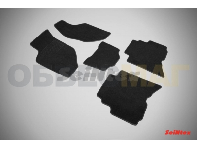 Коврики салона Lux текстильные Seintex чёрные для Great Wall Hover H5 № SEINTEX.83380