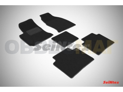Коврики салона Lux текстильные Seintex чёрные для Hyundai Matrix № SEINTEX.83640