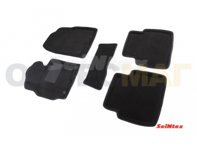 Коврики текстильные 3D Seintex чёрные для Mazda CX-5 № SEINTEX.83710