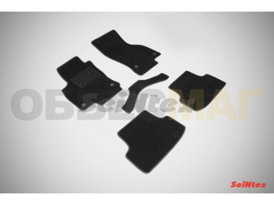 Коврики салона Lux текстильные Seintex чёрные для Audi A3 № SEINTEX.85220
