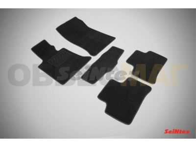 Коврики салона Lux текстильные Seintex чёрные для Mercedes GLK-class X204 2008-2015