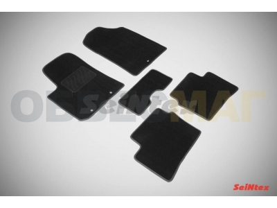 Коврики салона Lux текстильные Seintex чёрные для Kia Picanto № SEINTEX.85497