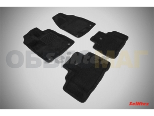 Коврики текстильные 3D Seintex чёрные для Acura MDX № SEINTEX.85954