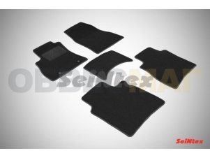 Коврики салона Lux текстильные Seintex чёрные для Nissan Sentra/Tiida № SEINTEX.85981