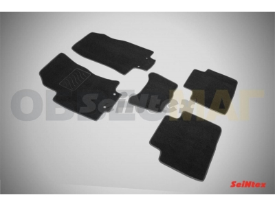 Коврики салона Lux текстильные Seintex чёрные для Nissan X-Trail T32 № SEINTEX.86047