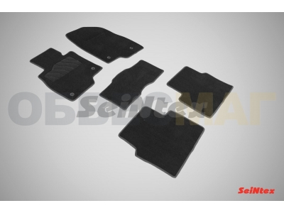 Коврики салона Lux текстильные Seintex чёрные для Mazda 3 № SEINTEX.86277