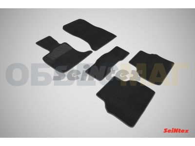Коврики салона Lux текстильные Seintex чёрные для BMW 5 F07 GT 2010-2016
