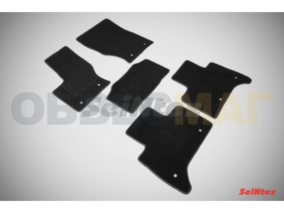 Коврики салона Lux текстильные Seintex чёрные для Land Rover Range Rover 2012-2021