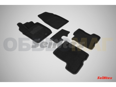 Коврики текстильные 3D Seintex чёрные для Lada XRay № SEINTEX.87330