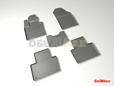 Коврики салона резиновые Seintex с бортиком для Volvo XC90 № SEINTEX.88281