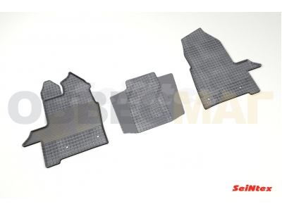 Коврики резиновые Seintex с рисунком Сетка для Ford Tourneo Custom № SEINTEX.88293