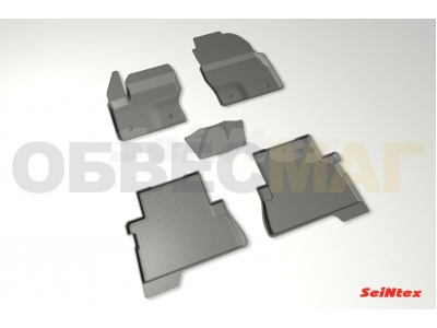 Коврики салона резиновые Seintex с бортиком для Ford Kuga № SEINTEX.88321