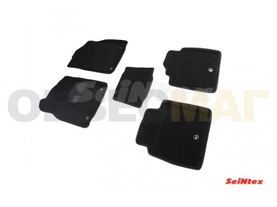 Коврики текстильные 3D Seintex чёрные для Lexus ES-250 № SEINTEX.88363