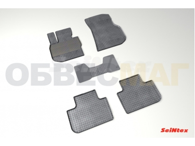 Коврики резиновые Seintex с рисунком Сетка для BMW X3 G01 № SEINTEX.88706