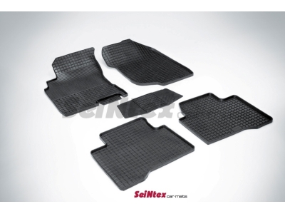 Коврики резиновые Seintex с рисунком Сетка для Nissan X-Trail T30 № SEINTEX.00297