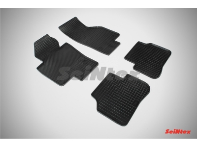 Коврики резиновые Seintex с рисунком Сетка для Volkswagen Passat CC № SEINTEX.00388