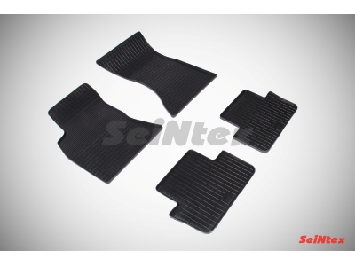 Коврики резиновые Seintex с рисунком Сетка для Audi A4 B8 № SEINTEX.00809